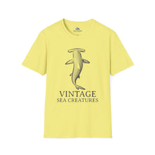 Load image into Gallery viewer, Vintage Sea Creatures Hammerhead Shark T-Shirt
