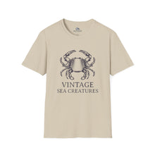 Load image into Gallery viewer, Vintage Sea Creatures Crab T-Shirt
