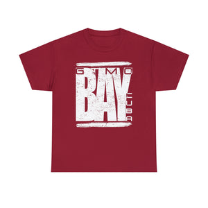 GTMO distressed Tee - cardinal red