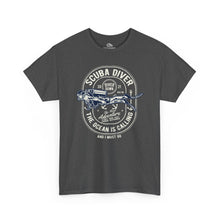 Load image into Gallery viewer, “The Ocean Is Calling” Dive T-Shirt
