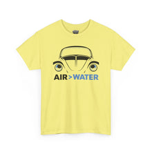 Load image into Gallery viewer, Vintage VW Beetle “Air • Water” Tee — Retro Car Graphic T-Shirt
