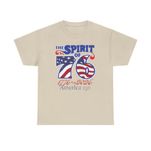 Load image into Gallery viewer, Spirit of '76 T‑Shirt – Patriotic 1776–2006 America 230 Anniversary Tee
