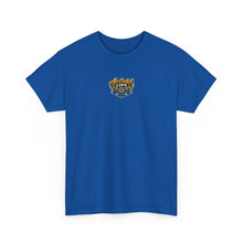 Load image into Gallery viewer, Surf &amp; Sand Beach Tee — Retro Pinup Surfboard Graphic T-Shirt
