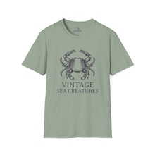 Load image into Gallery viewer, Vintage Sea Creatures Crab T-Shirt
