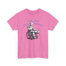 Load image into Gallery viewer, Injured Crash Test Dummy In Wheelchair — "Yes, I'm That Dummy" Graphic T-Shirt
