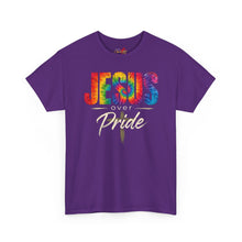 Load image into Gallery viewer, Jesus Over Pride T‑Shirt — Christian Faith Tee
