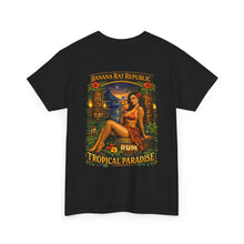 Load image into Gallery viewer, BRR "Rum Tropical Paradise" Vintage Pinup Tee
