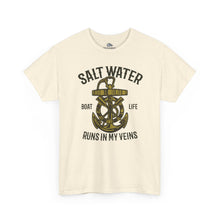 Load image into Gallery viewer, Salt Water Runs In My Veins T‑Shirt

