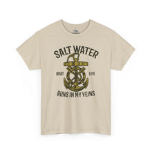 Load image into Gallery viewer, Salt Water Runs In My Veins T‑Shirt
