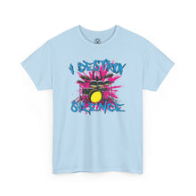 Load image into Gallery viewer, I Destroy Silence T‑Shirt – Grunge Speaker Graphic Tee
