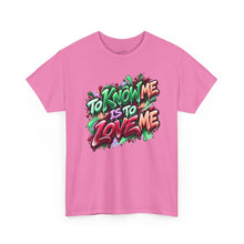 Load image into Gallery viewer, "To Know Me Is To Love Me" Graffiti Love Tee
