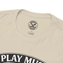 Load image into Gallery viewer, I Play Music Skull Guitar Tee — Rocker Guitarist Graphic T-Shirt
