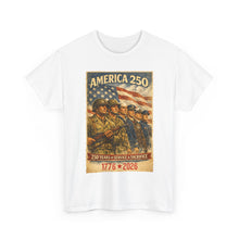 Load image into Gallery viewer, America 250 T-Shirt — 1776–2026 Patriotic Veterans Tribute Tee
