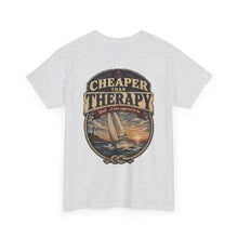 Load image into Gallery viewer, Cheaper Than Therapy Sailing T-Shirt — Salt &amp; Canvas Nautical Tee
