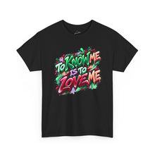 Load image into Gallery viewer, "To Know Me Is To Love Me" Graffiti Love Tee
