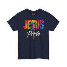 Load image into Gallery viewer, Jesus Over Pride T‑Shirt — Christian Faith Tee
