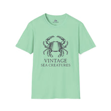 Load image into Gallery viewer, Vintage Sea Creatures Crab T-Shirt
