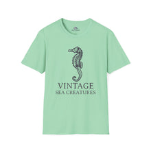 Load image into Gallery viewer, Vintage Sea Creatures Seahorse T-Shirt
