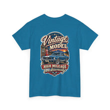 Load image into Gallery viewer, "Vintage Model: High Mileage Low Warranty" Classic Auto Graphic Tee
