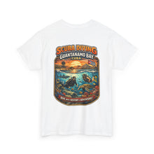 Load image into Gallery viewer, Scuba Diving Guantanamo Bay Graphic Tee — Vintage Underwater Scene
