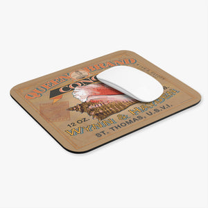 Queens Brand Conch Label Mousepad