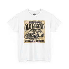Load image into Gallery viewer, Vintage Car T-Shirt — "Old Legend Vintage Junkie" Classic Beetle Tee
