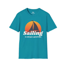 Load image into Gallery viewer, "Sailing is always a good idea" T-Shirt - A Salt &amp; Canvas Apparel product

