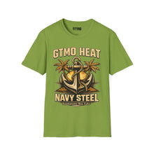 Load image into Gallery viewer, GTMO Heat Navy Steel Anchor T-Shirt
