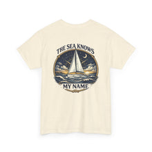 Load image into Gallery viewer, "The Sea Knows My Name" T-shirt - A Salt &amp; Canvas Apparel product
