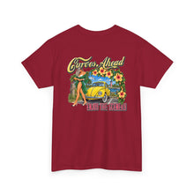 Load image into Gallery viewer, Curves Ahead - Enjoy the Scenery t-shirt
