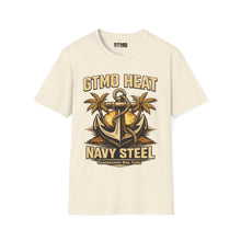 Load image into Gallery viewer, GTMO Heat Navy Steel Anchor T-Shirt
