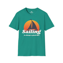 Load image into Gallery viewer, "Sailing is always a good idea" T-Shirt - A Salt &amp; Canvas Apparel product
