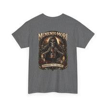 Load image into Gallery viewer, Memento Mori Graphic Tee — "Remember You Will Die" Skull Back Print
