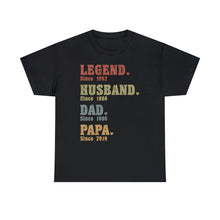 Load image into Gallery viewer, Legend-Husband-Dad-Papa - Black
