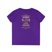 Load image into Gallery viewer, “Your Word Is a Lamp” Inspirational Ladies' Shirt
