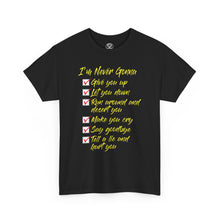 Load image into Gallery viewer, Checklist Tee — "I'm Never Gonna..." Funny Song Lyric T‑Shirt
