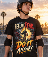 Load image into Gallery viewer, Feel the Fear Do It Anyway Tee
