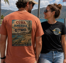 Load image into Gallery viewer, GTMO Vintage T‑Shirt — "Not Quite Cuba, Not Quite America"

