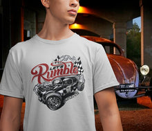 Load image into Gallery viewer, Let’s Rumble Vintage Hot Rod T-Shirt
