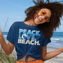 Load image into Gallery viewer, Peace Love Beach T-Shirt
