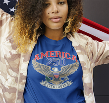 Load image into Gallery viewer, America 250 Eagle T-Shirt — 1776–2026 Bicentennial Celebration Tee
