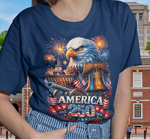 Load image into Gallery viewer, America 250 Eagle T-Shirt — Patriotic 4th of July Independence Day Tee
