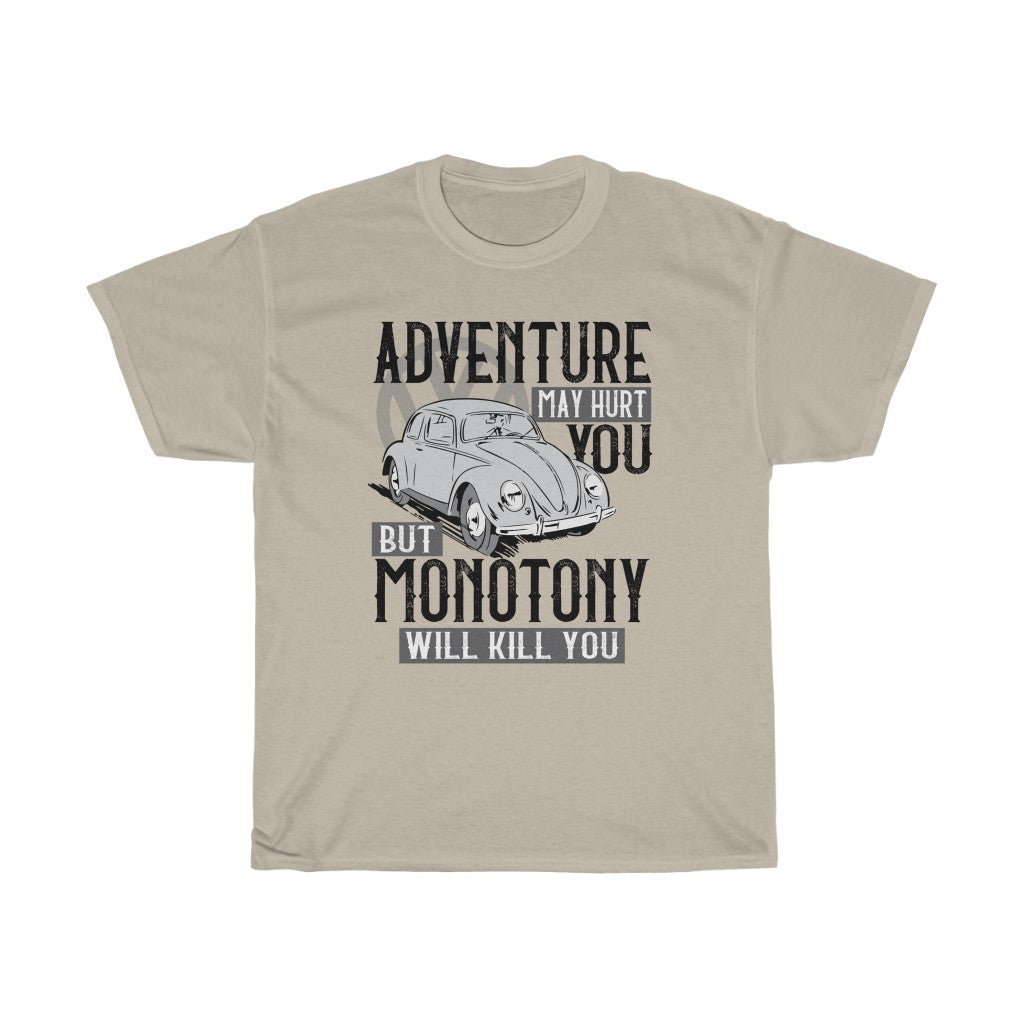 Adventure Over Monotony VW Bug