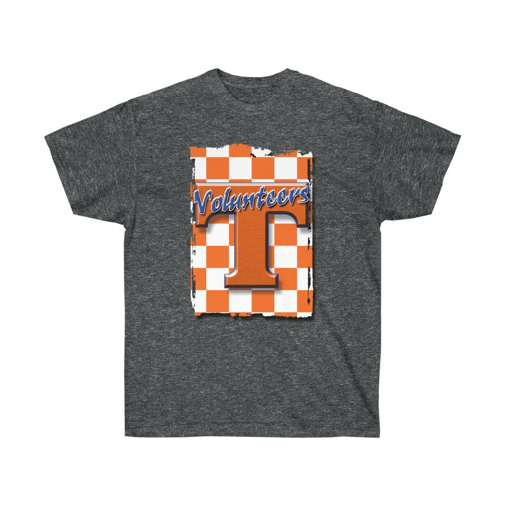 Orange Checkerboard T