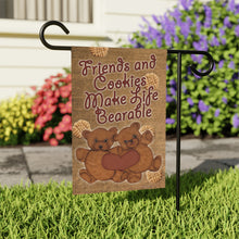 Load image into Gallery viewer, Friends and Cookies garden flag - Model 1
