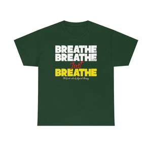 Breath In  Breath Out t-shirt - forest green