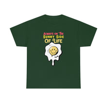 Load image into Gallery viewer, Always on the Sunny Side T-shirt - forest green
