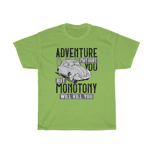 Adventure Over Monotony VW Bug