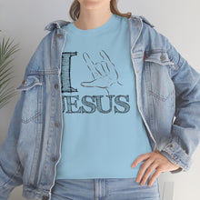 Load image into Gallery viewer, I Love Jesus with Sign Language for Love
