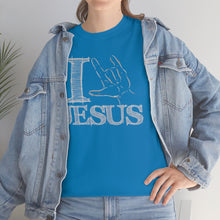 Load image into Gallery viewer, I Love Jesus with Sign Language for Love
